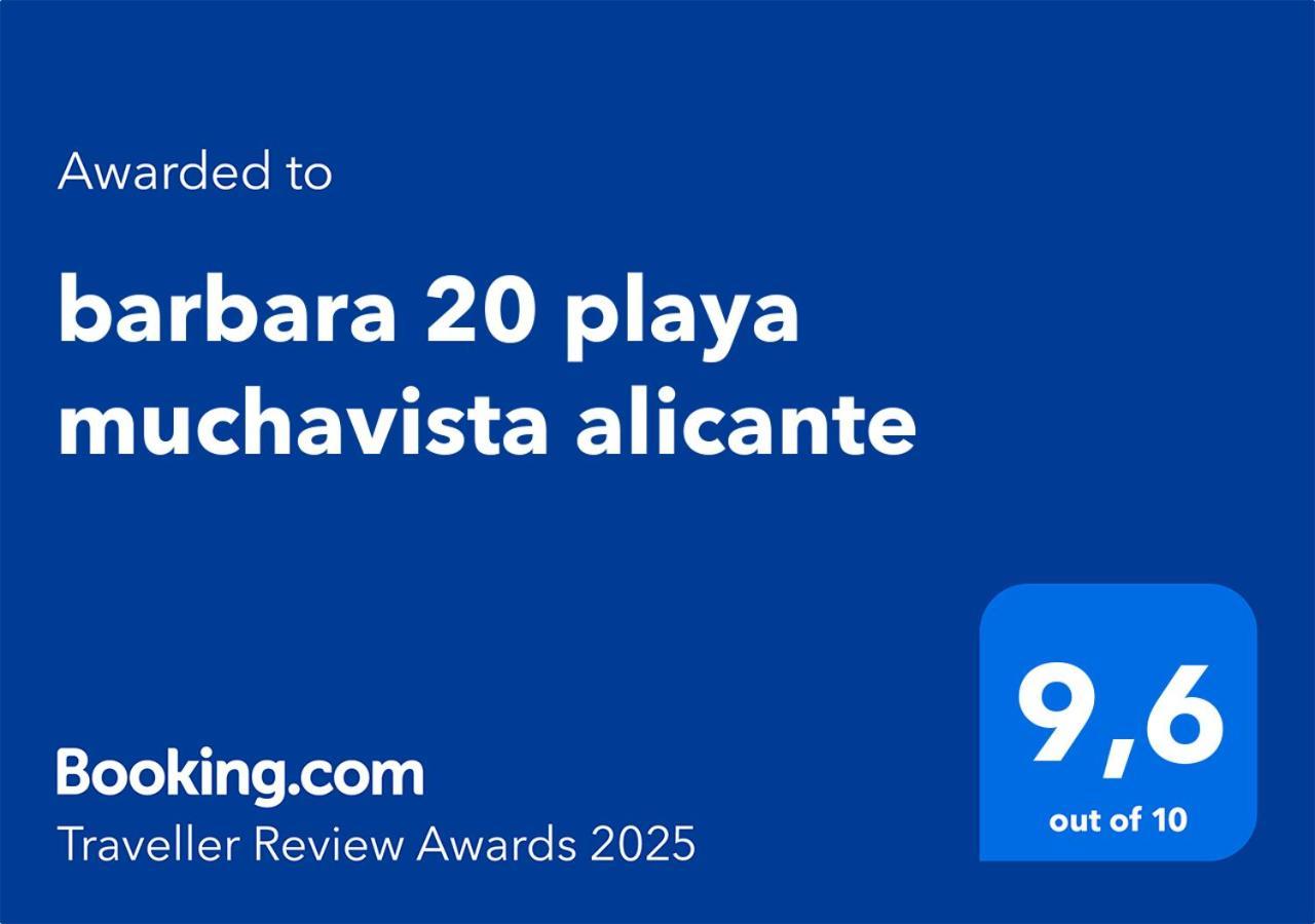 אל קאמפיו Barbara 20 Playa Muchavista Alicante מראה חיצוני תמונה
